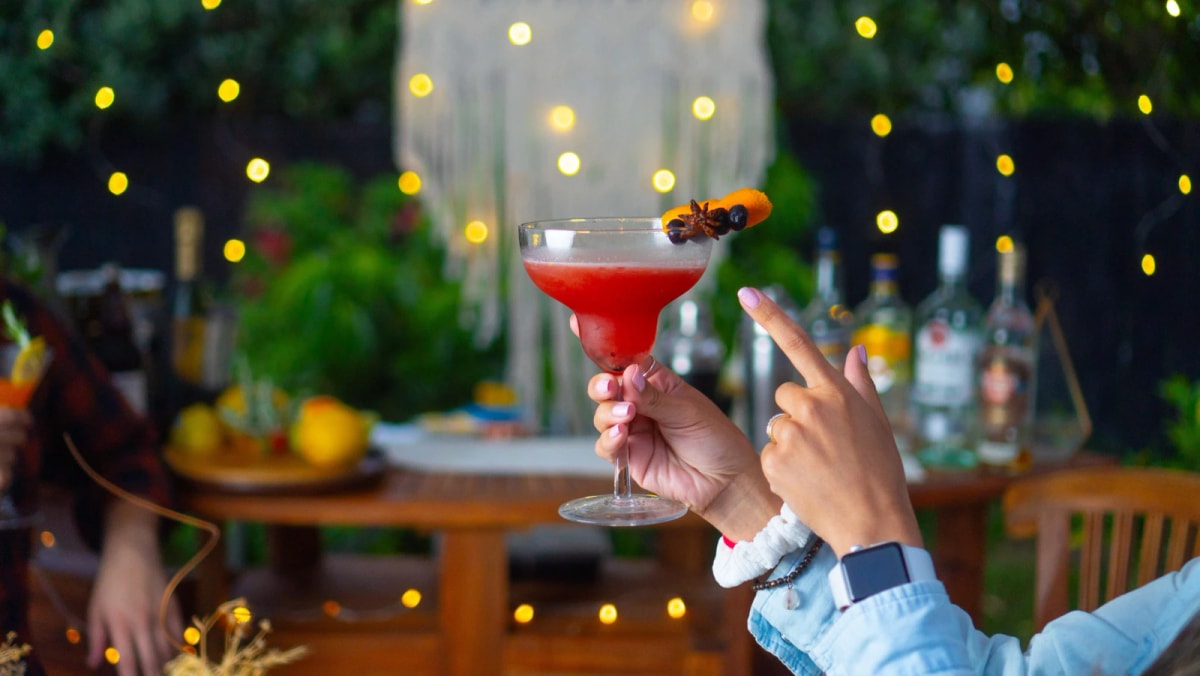 Cocktail at a garden party